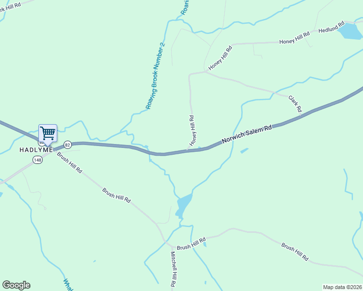 map of restaurants, bars, coffee shops, grocery stores, and more near 62 Norwich Salem Road in Lyme