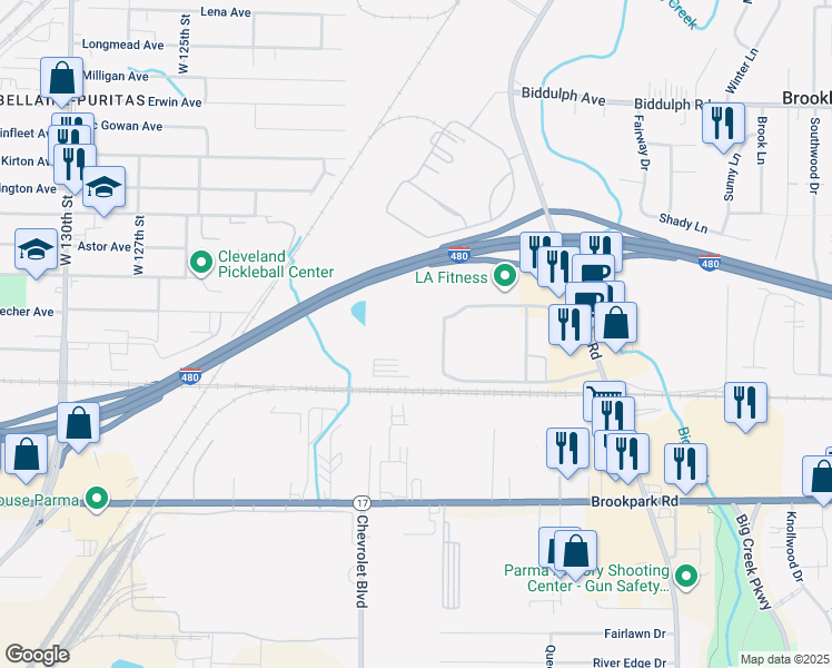 map of restaurants, bars, coffee shops, grocery stores, and more near 4910 Tiedeman Road in Brooklyn