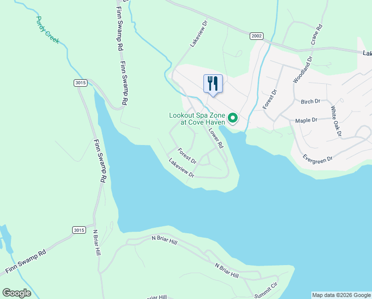 map of restaurants, bars, coffee shops, grocery stores, and more near 200-226 Pumphouse Rd in Lakeville