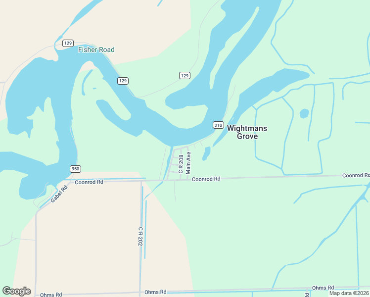 map of restaurants, bars, coffee shops, grocery stores, and more near 2085 County Road 210 in Fremont