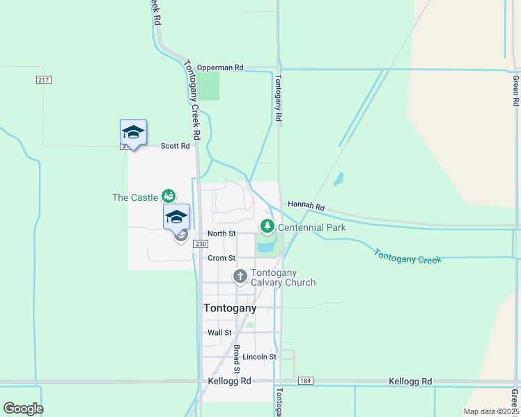 map of restaurants, bars, coffee shops, grocery stores, and more near 18560 North Street in Tontogany