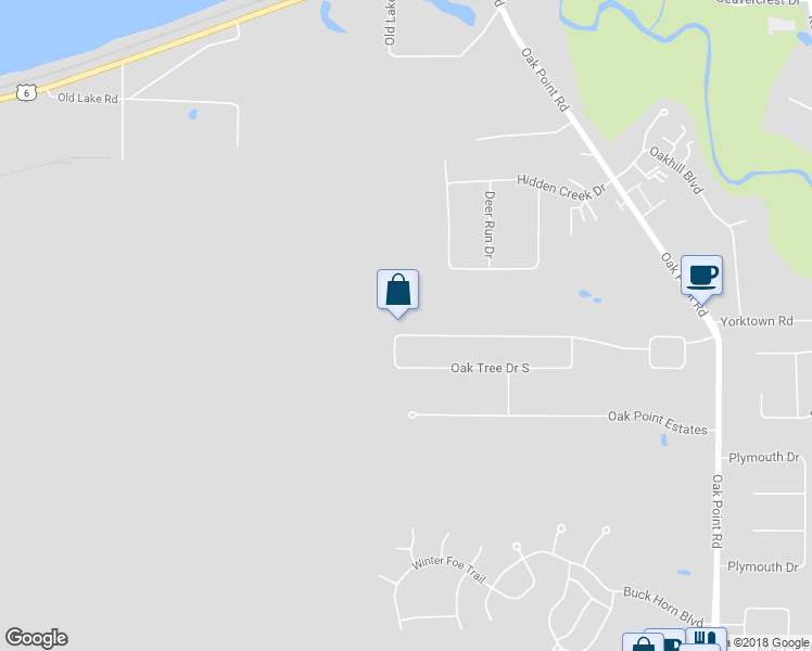 map of restaurants, bars, coffee shops, grocery stores, and more near 8036 Oak Tree Drive North in Lorain