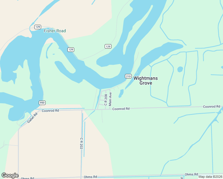 map of restaurants, bars, coffee shops, grocery stores, and more near 2085 County Road 210 in Fremont