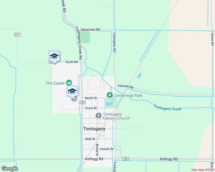 map of restaurants, bars, coffee shops, grocery stores, and more near 18560 North Street in Tontogany