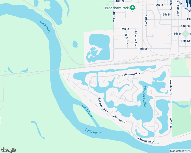 map of restaurants, bars, coffee shops, grocery stores, and more near 95 Cottonwood Drive in Columbus