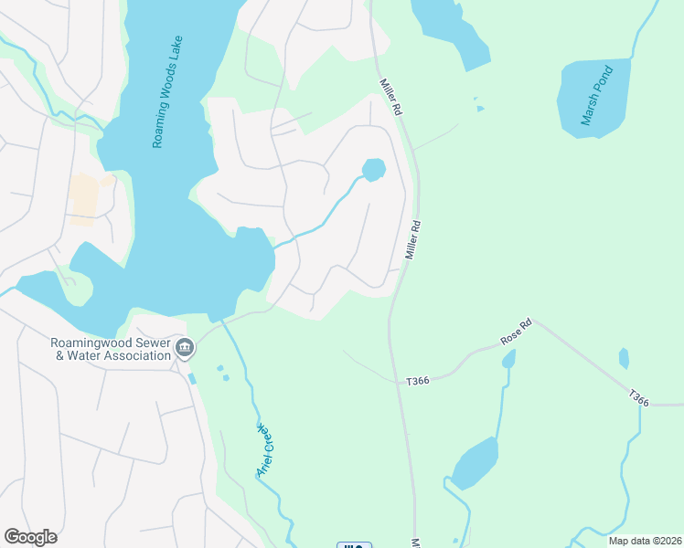 map of restaurants, bars, coffee shops, grocery stores, and more near 1654 Windemere Ln in Wayne