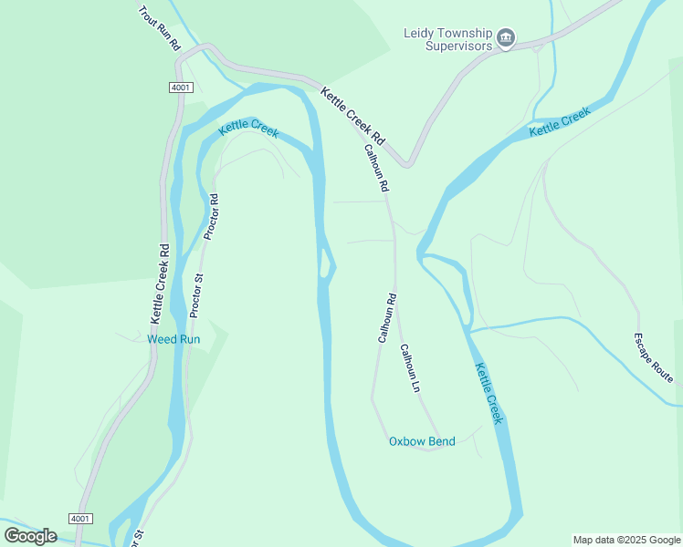 map of restaurants, bars, coffee shops, grocery stores, and more near Calhoun Road in Renovo