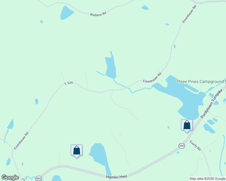 map of restaurants, bars, coffee shops, grocery stores, and more near 26 Wild Acres Road in Lake Ariel