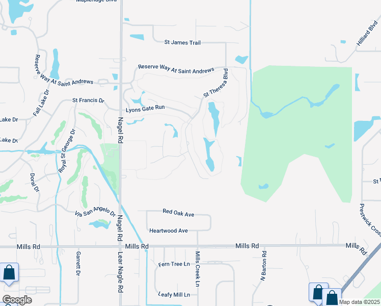 map of restaurants, bars, coffee shops, grocery stores, and more near 4306 Saint Theresa Boulevard in Avon