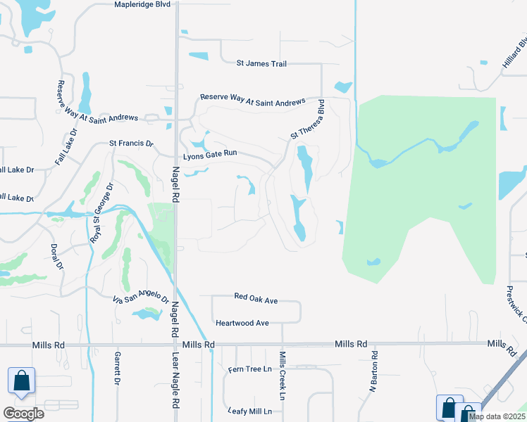 map of restaurants, bars, coffee shops, grocery stores, and more near 4306 Saint Theresa Boulevard in Avon