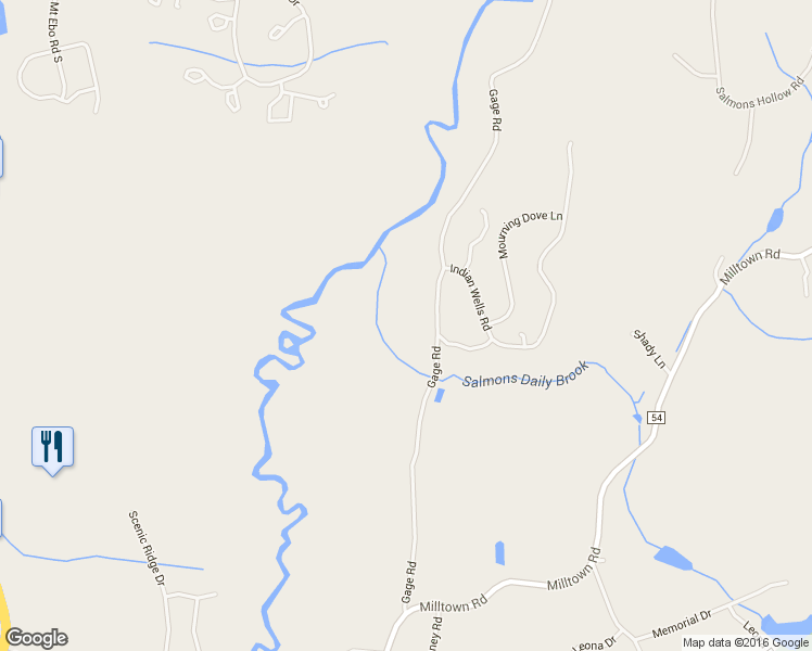 map of restaurants, bars, coffee shops, grocery stores, and more near 125 Gage Road in Brewster