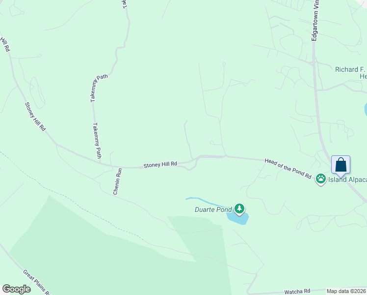 map of restaurants, bars, coffee shops, grocery stores, and more near 81 Stoney Hill Road in Tisbury