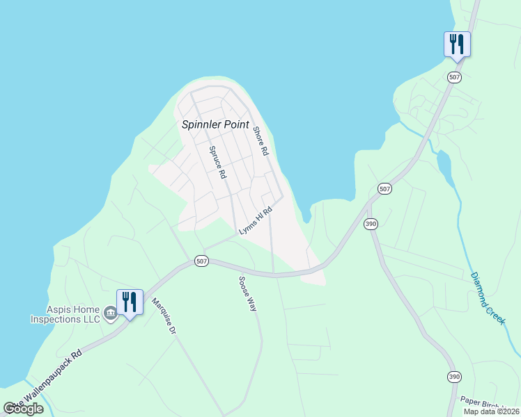 map of restaurants, bars, coffee shops, grocery stores, and more near T398 in Tafton