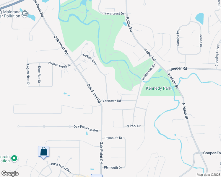 map of restaurants, bars, coffee shops, grocery stores, and more near 5043 Oakhill Boulevard in Lorain