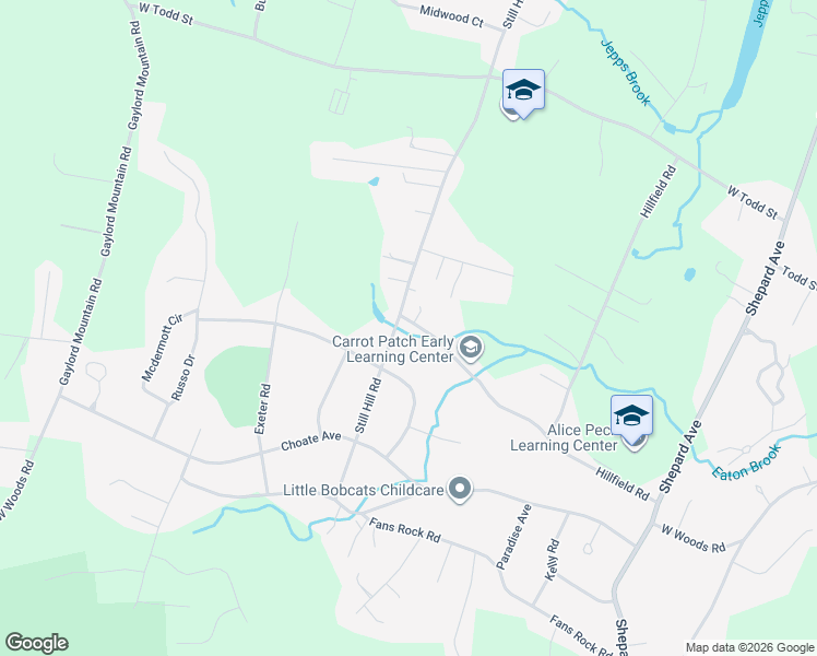 map of restaurants, bars, coffee shops, grocery stores, and more near 270 Johnson Road in Hamden