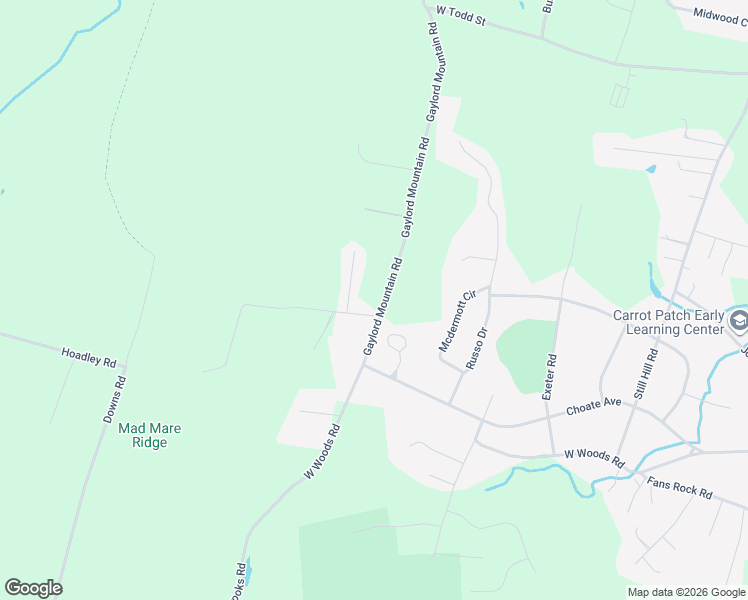 map of restaurants, bars, coffee shops, grocery stores, and more near 315 Gaylord Mountain Road in Hamden