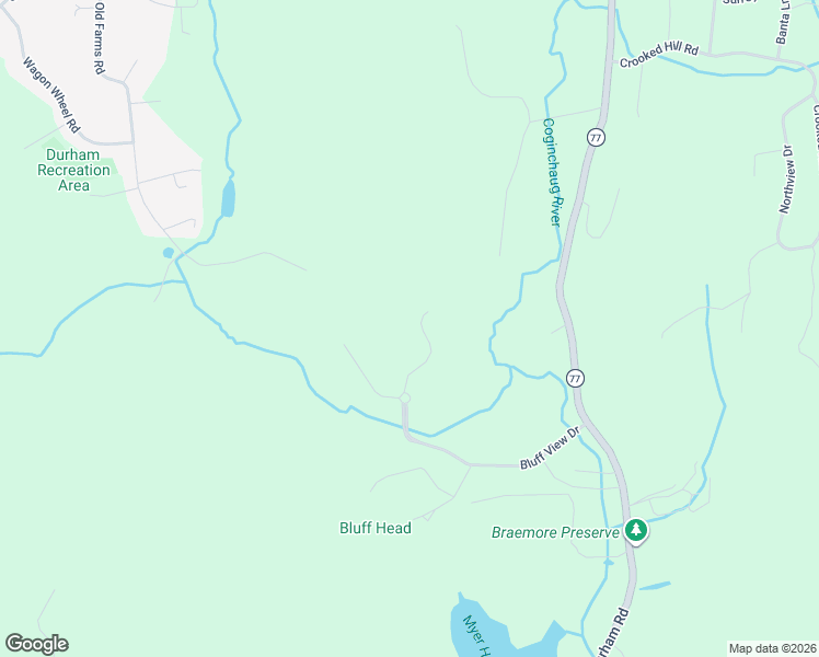map of restaurants, bars, coffee shops, grocery stores, and more near 391 Bluff View Drive in Guilford