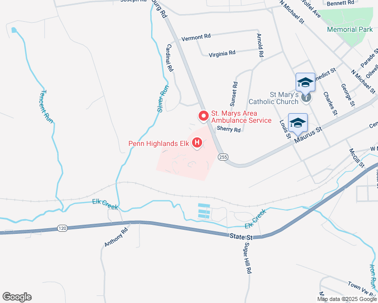 map of restaurants, bars, coffee shops, grocery stores, and more near in St. Marys