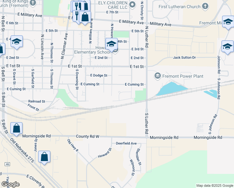 map of restaurants, bars, coffee shops, grocery stores, and more near 2210 Jean Drive in Fremont