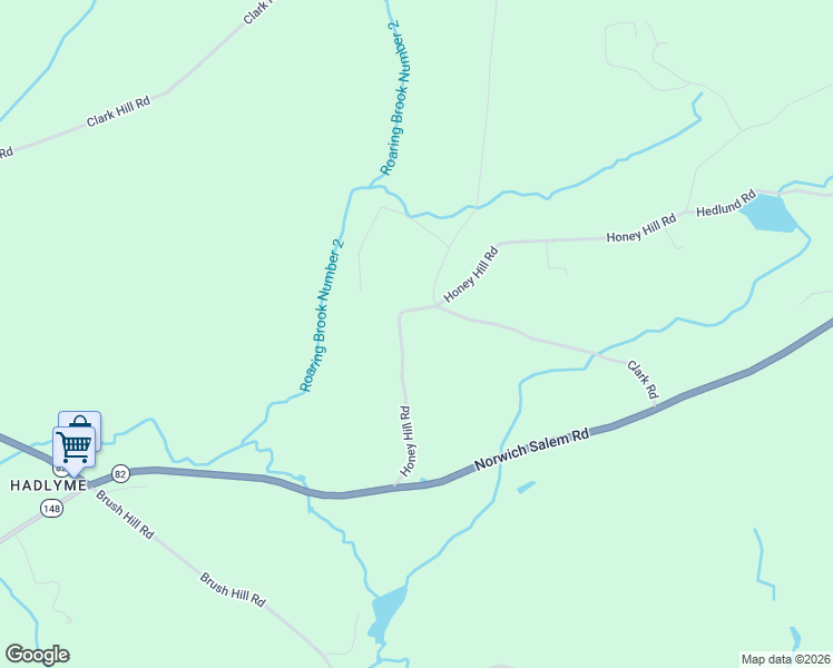 map of restaurants, bars, coffee shops, grocery stores, and more near 41 Honey Hill Road in Lyme