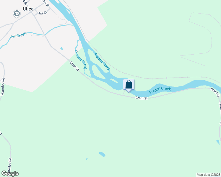 map of restaurants, bars, coffee shops, grocery stores, and more near 1550 Frenchcreek Road in Utica