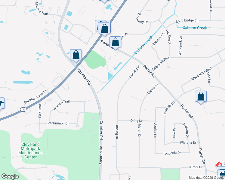 map of restaurants, bars, coffee shops, grocery stores, and more near 29560 Lansing Drive in Westlake