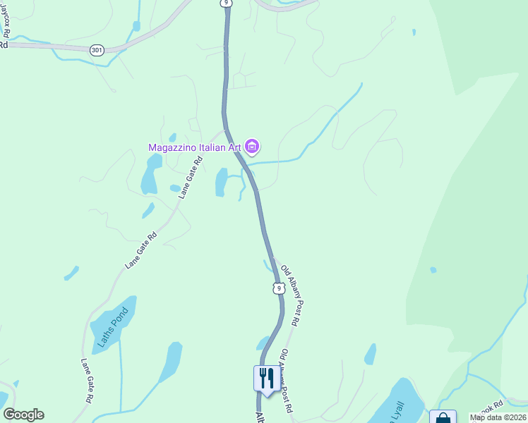 map of restaurants, bars, coffee shops, grocery stores, and more near 2680 U.S. 9 in Cold Spring