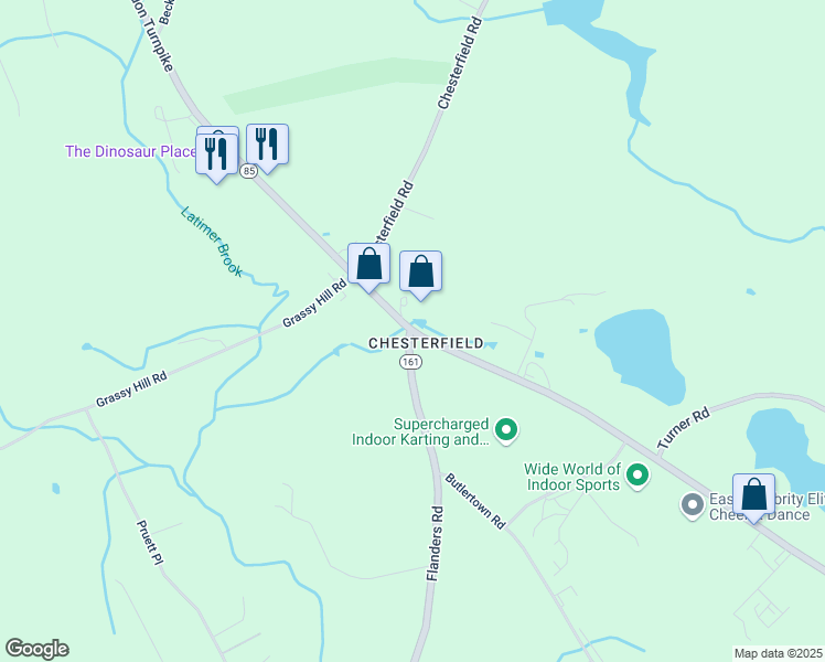 map of restaurants, bars, coffee shops, grocery stores, and more near in Montville