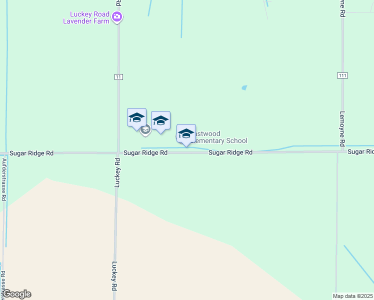 map of restaurants, bars, coffee shops, grocery stores, and more near 4700 Sugar Ridge Road in Pemberville