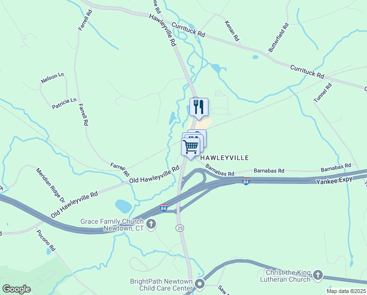 map of restaurants, bars, coffee shops, grocery stores, and more near 6 Richmond Road in Newtown