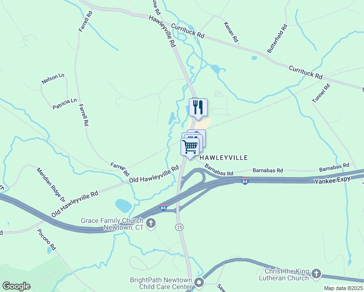 map of restaurants, bars, coffee shops, grocery stores, and more near 6 Richmond Road in Newtown