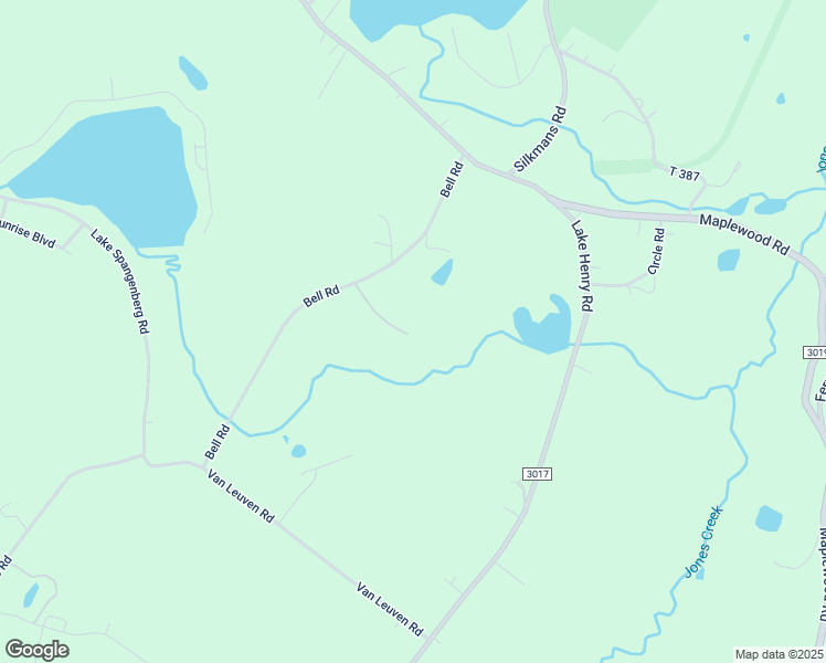 map of restaurants, bars, coffee shops, grocery stores, and more near 1082 Bell Road in Lake Ariel