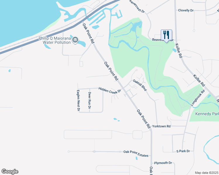 map of restaurants, bars, coffee shops, grocery stores, and more near 6230 Hidden Creek Drive in Lorain