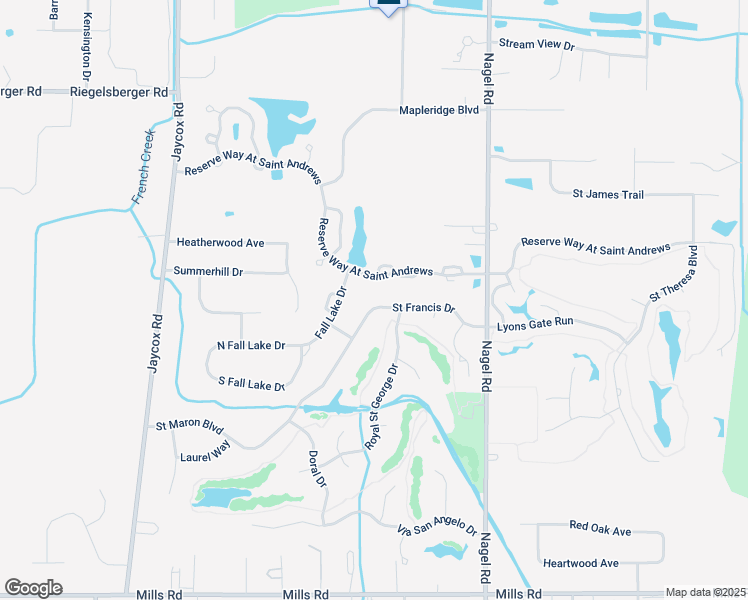 map of restaurants, bars, coffee shops, grocery stores, and more near 33632 Saint Francis Drive in Avon