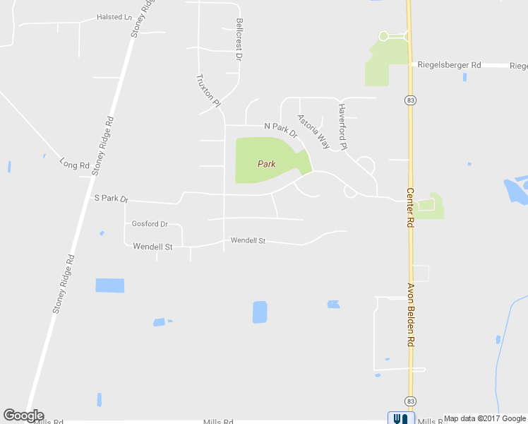 map of restaurants, bars, coffee shops, grocery stores, and more near 36308 Montrose Way in Avon