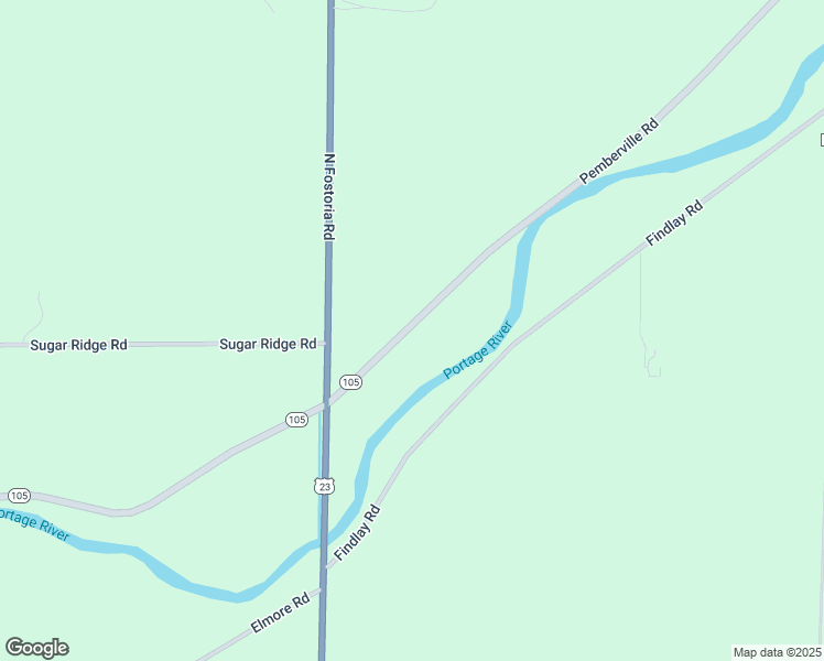 map of restaurants, bars, coffee shops, grocery stores, and more near 1585 Pemberville Road in Woodville