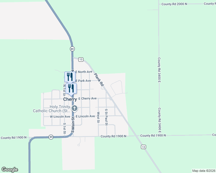 map of restaurants, bars, coffee shops, grocery stores, and more near 4 Erin Drive in Cherry