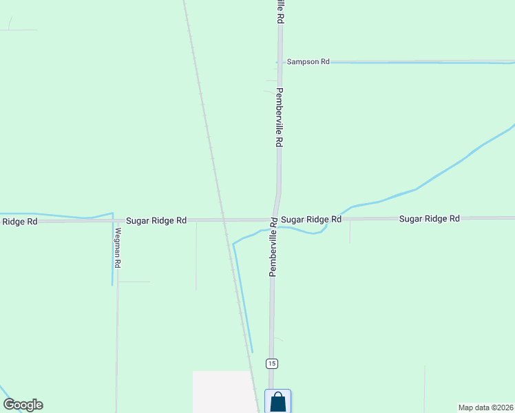 map of restaurants, bars, coffee shops, grocery stores, and more near 2760 Sugar Ridge Road in Pemberville
