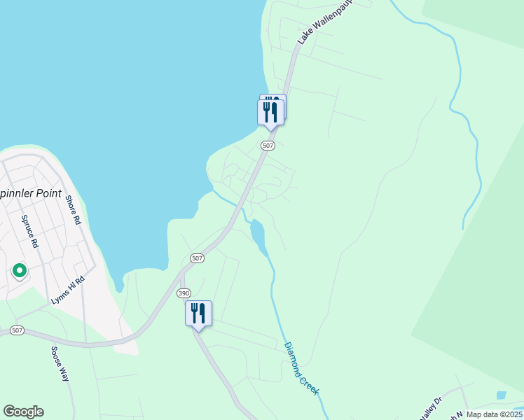 map of restaurants, bars, coffee shops, grocery stores, and more near 525 Plank Road in Hawley