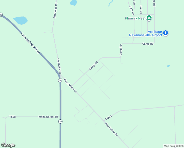 map of restaurants, bars, coffee shops, grocery stores, and more near 176-398 Whitetail Lane in Tionesta