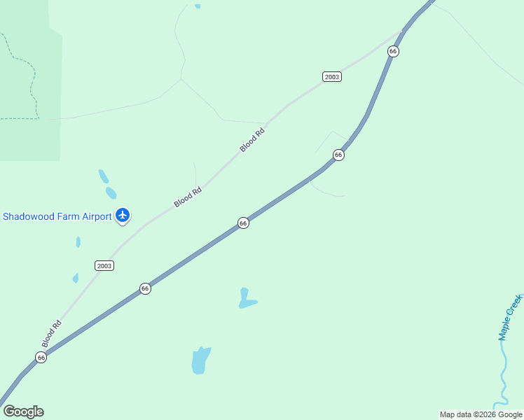 map of restaurants, bars, coffee shops, grocery stores, and more near Pennsylvania 66 in Marienville