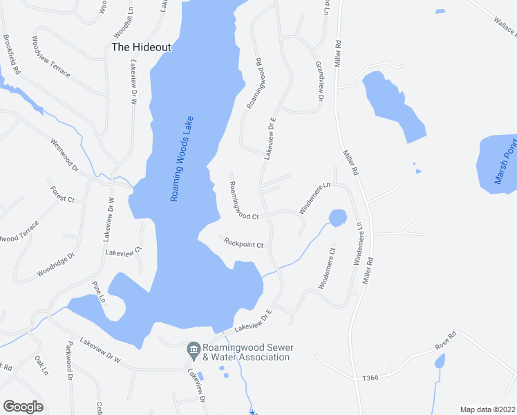 map of restaurants, bars, coffee shops, grocery stores, and more near 1807 Lakeview Drive East in Wayne County