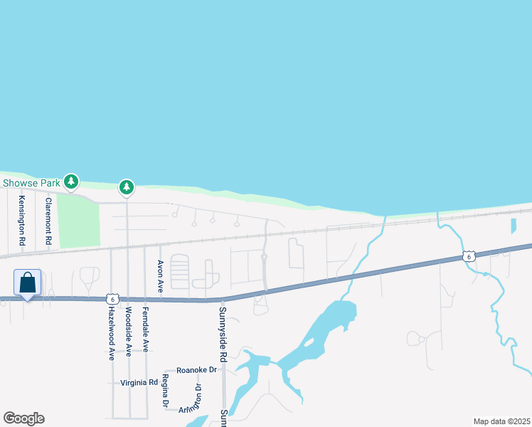 map of restaurants, bars, coffee shops, grocery stores, and more near 2840 Whispering Shores Drive in Vermilion