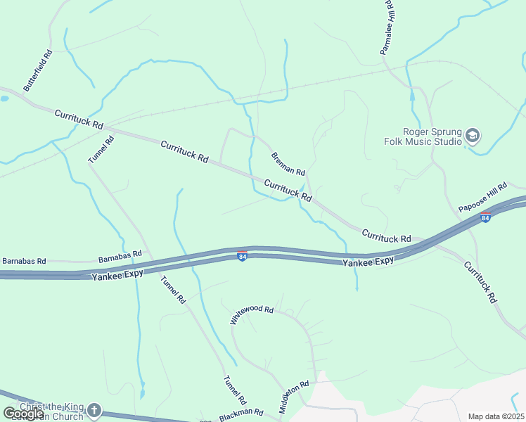 map of restaurants, bars, coffee shops, grocery stores, and more near 5 Hedge Meadow Lane in Newtown