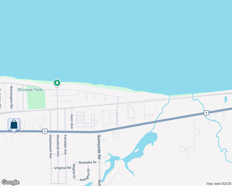 map of restaurants, bars, coffee shops, grocery stores, and more near 2828 Whispering Shores Drive in Vermilion