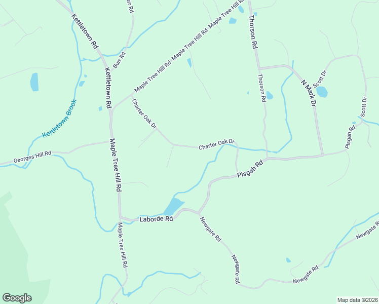 map of restaurants, bars, coffee shops, grocery stores, and more near 30 Charter Oak Drive in Oxford
