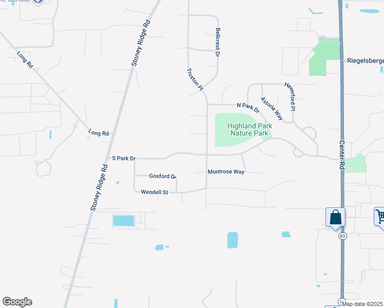 map of restaurants, bars, coffee shops, grocery stores, and more near 36412 Montrose Way in Avon