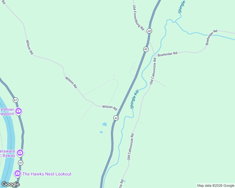 map of restaurants, bars, coffee shops, grocery stores, and more near 20 Old Country Road in Sparrow Bush