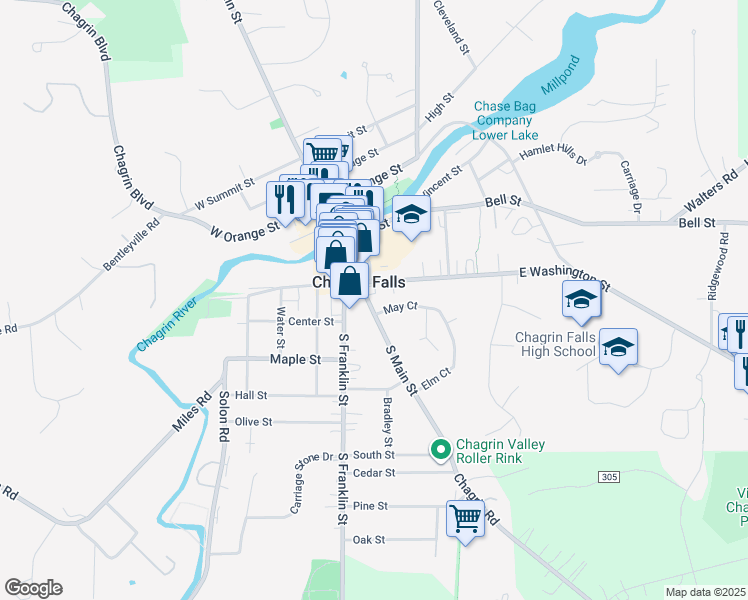 1 South Main Street, Chagrin Falls OH Walk Score