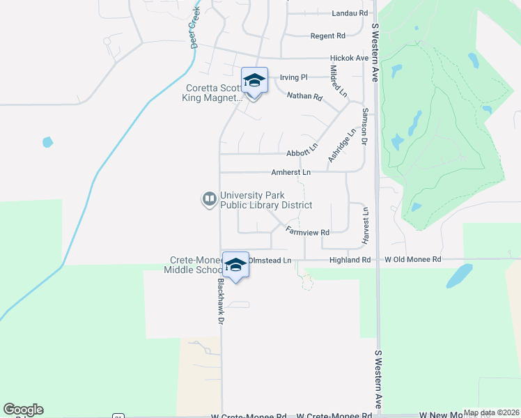 map of restaurants, bars, coffee shops, grocery stores, and more near 611 Farmview Road in University Park